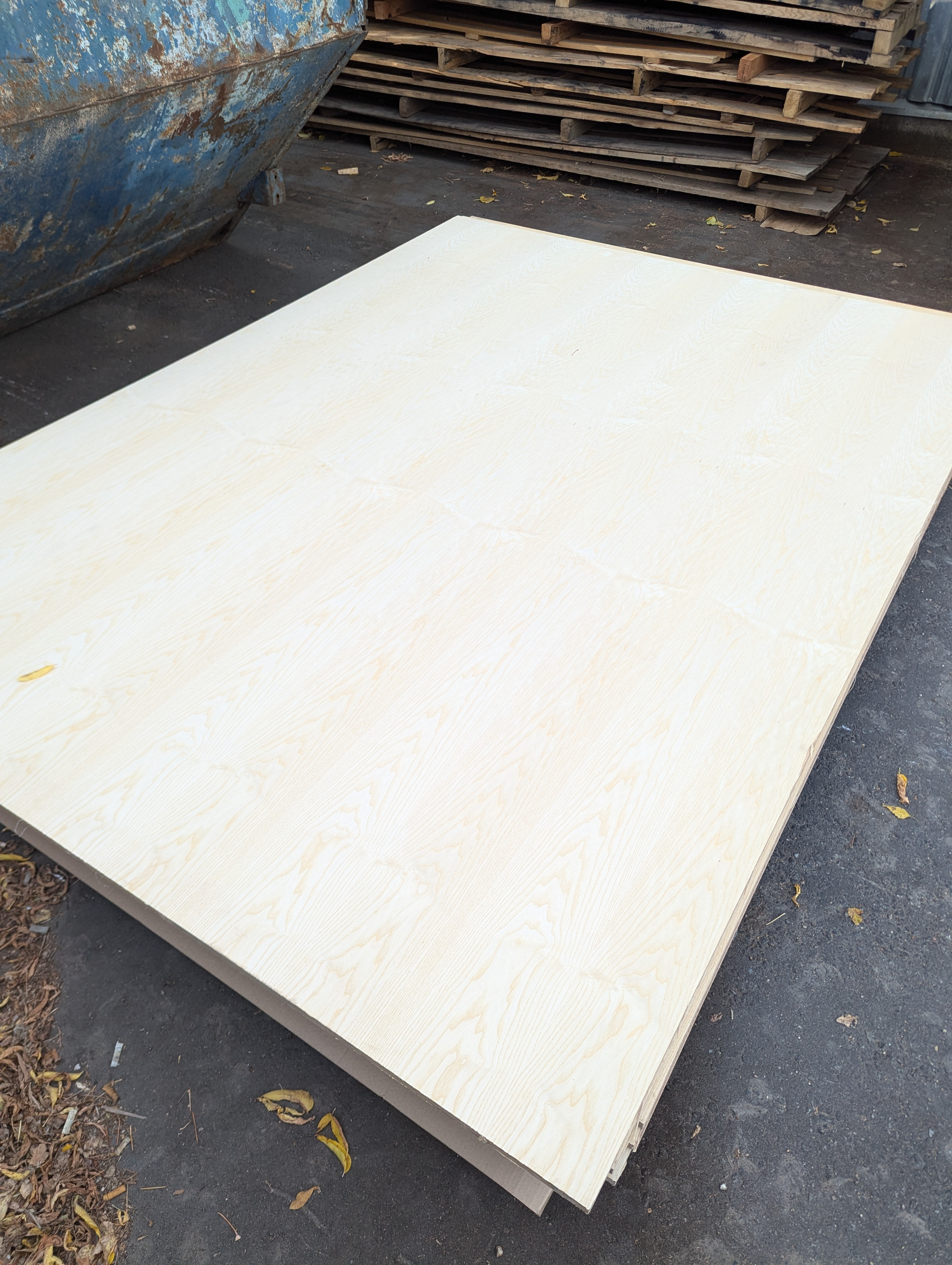 МДФ шпонированный ясенем (двусторонний)